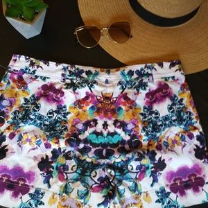 Nicole Miller Watercolor Shorts